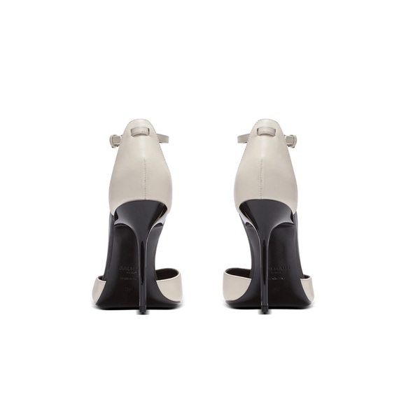BALMAIN Sync Leather Stilettos With Pointed Toe - Picture 3 of 12